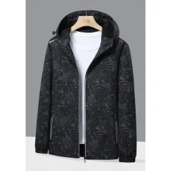 Men's Women's Hoodie Jacket Hiking Jacket Hiking Raincoat Winter Outdoor Waterproof Breathable Soft Detachable Cap Jacket Full Length Visible Zipper Fishing Climbing Beach Light Pink Black White Blue