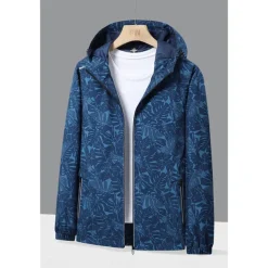 Men's Women's Hoodie Jacket Hiking Jacket Hiking Raincoat Winter Outdoor Waterproof Breathable Soft Detachable Cap Jacket Full Length Visible Zipper Fishing Climbing Beach Light Pink Black White Blue