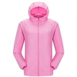 Men's Women's Rain Jacket Windbreaker UPF 50+ UV Sun Protection Zip Up Hoodie Long Sleeve Fishing Running Hiking Jacket Summer Outdoor Packable Quick Dry Outerwear Jacket Top Climbing