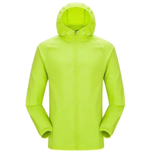 Men's Women's Rain Jacket Windbreaker UPF 50+ UV Sun Protection Zip Up Hoodie Long Sleeve Fishing Running Hiking Jacket Summer Outdoor Packable Quick Dry Outerwear Jacket Top Climbing