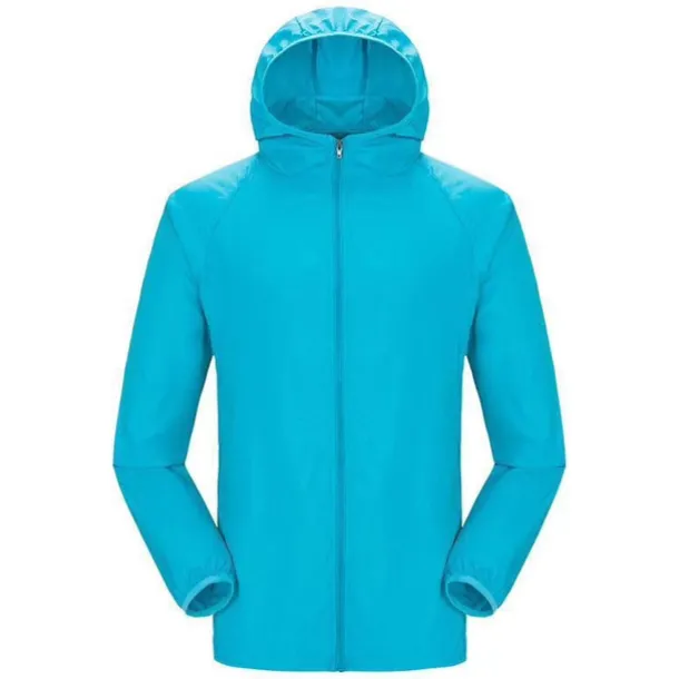 Men's Women's Rain Jacket Windbreaker UPF 50+ UV Sun Protection Zip Up Hoodie Long Sleeve Fishing Running Hiking Jacket Summer Outdoor Packable Quick Dry Outerwear Jacket Top Climbing