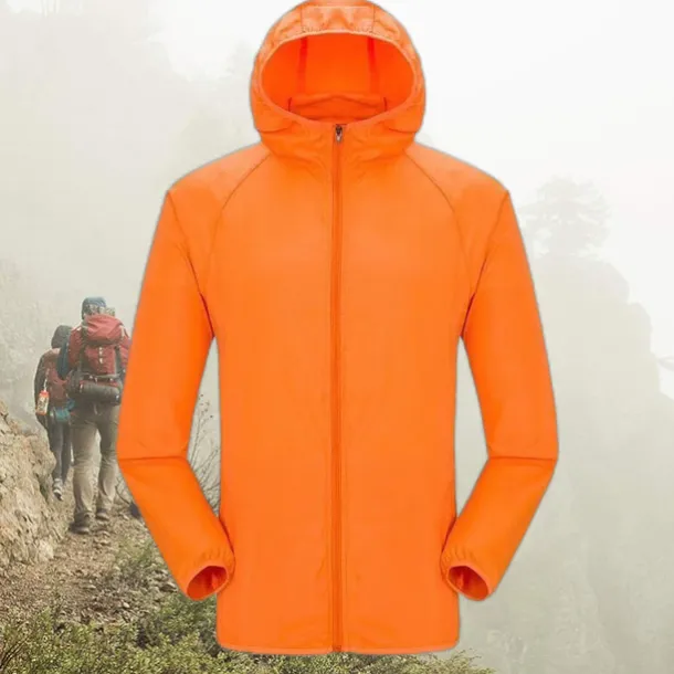 Men's Women's Rain Jacket Windbreaker UPF 50+ UV Sun Protection Zip Up Hoodie Long Sleeve Fishing Running Hiking Jacket Summer Outdoor Packable Quick Dry Outerwear Jacket Top Climbing