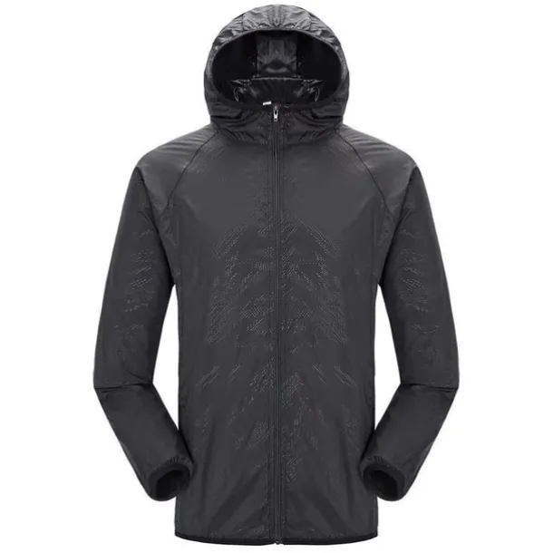 Men's Women's Rain Jacket Windbreaker UPF 50+ UV Sun Protection Zip Up Hoodie Long Sleeve Fishing Running Hiking Jacket Summer Outdoor Packable Quick Dry Outerwear Jacket Top Climbing
