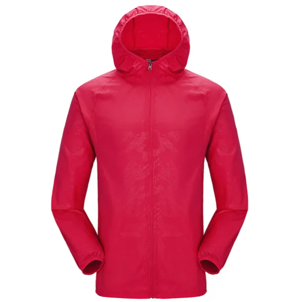 Men's Women's Rain Jacket Windbreaker UPF 50+ UV Sun Protection Zip Up Hoodie Long Sleeve Fishing Running Hiking Jacket Summer Outdoor Packable Quick Dry Outerwear Jacket Top Climbing