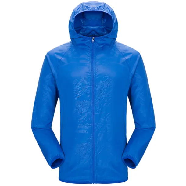 Men's Women's Rain Jacket Windbreaker UPF 50+ UV Sun Protection Zip Up Hoodie Long Sleeve Fishing Running Hiking Jacket Summer Outdoor Packable Quick Dry Outerwear Jacket Top Climbing