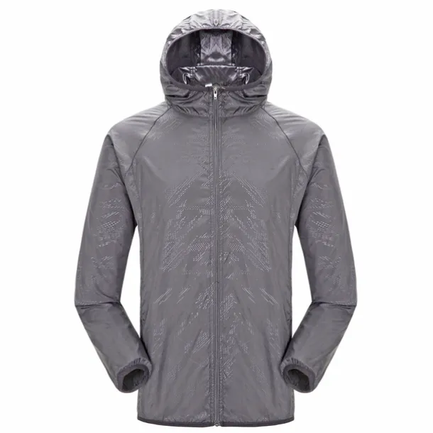 Men's Women's Rain Jacket Windbreaker UPF 50+ UV Sun Protection Zip Up Hoodie Long Sleeve Fishing Running Hiking Jacket Summer Outdoor Packable Quick Dry Outerwear Jacket Top Climbing