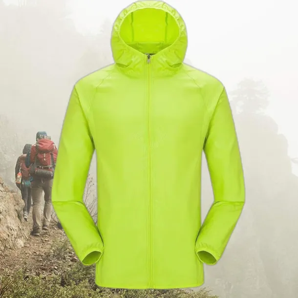 Men's Women's Rain Jacket Windbreaker UPF 50+ UV Sun Protection Zip Up Hoodie Long Sleeve Fishing Running Hiking Jacket Summer Outdoor Packable Quick Dry Outerwear Jacket Top Climbing