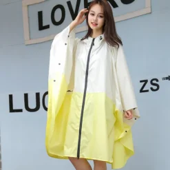 Men's Women's Rain Poncho Hiking Raincoat Waterproof Hiking Jacket Summer Outdoor Waterproof Breathable Quick Dry Lightweight Jacket Poncho Top Fishing Climbing Army green (unisex) Matcha