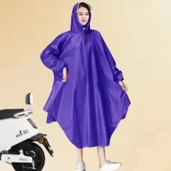 Men's Women's Rain Poncho Waterproof Hiking Jacket Rain Jacket Winter Outdoor Waterproof Windproof Breathable Quick Dry Raincoat Top Hunting Fishing Climbing Blue Purple Red / Lightweight