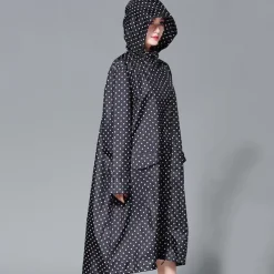 Men's Women's Rain Poncho Waterproof Hiking Jacket Rain Jacket Outdoor Waterproof Quick Dry Lightweight Comfortable Outerwear Windbreaker Raincoat Fishing Climbing Beach Light Khaki Sea Blue Dark