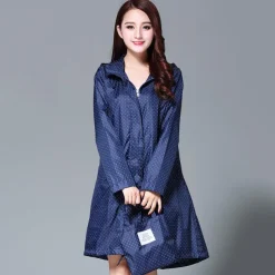 Men's Women's Rain Poncho Waterproof Hiking Jacket Rain Jacket Outdoor Waterproof Quick Dry Lightweight Comfortable Outerwear Windbreaker Raincoat Fishing Climbing Beach Light Khaki Sea Blue Dark