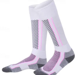 Men's Women's Ski Socks Outdoor Winter Thermal Warm Breathable Sweat-Wicking Crew Socks for Skiing Camping / Hiking Snowboarding Ski