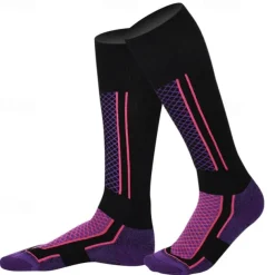 Men's Women's Ski Socks Outdoor Winter Thermal Warm Breathable Sweat-Wicking Crew Socks for Skiing Camping / Hiking Snowboarding Ski
