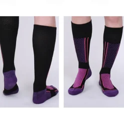 Men's Women's Ski Socks Outdoor Winter Thermal Warm Breathable Sweat-Wicking Crew Socks for Skiing Camping / Hiking Snowboarding Ski