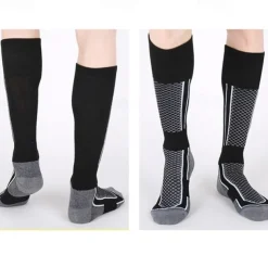 Men's Women's Ski Socks Outdoor Winter Thermal Warm Breathable Sweat-Wicking Crew Socks for Skiing Camping / Hiking Snowboarding Ski