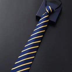 Men's Work / Wedding / Gentleman Necktie - Striped Formal Style / Modern Style / Classic Party Tie High Quality Business Work Ties for Men Red Neck Tie Male Fashion Formal Tie