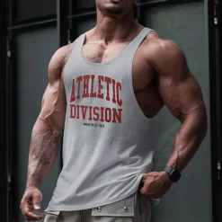 Men's Workout Tank Top Running Tank Top Gym Tank Top Sleeveless Vest / Gilet Casual Athleisure Breathable Quick Dry Soft Gym Workout Running Walking Sportswear Activewear Black White Red