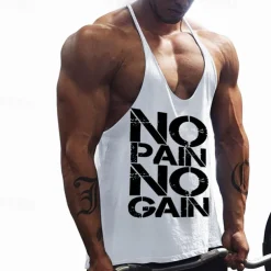 Men's Workout Tank Top Running Tank Top Gym Tank Top Sleeveless Vest / Gilet Casual Athleisure Breathable Quick Dry Soft Gym Workout Running Walking Sportswear Activewear Black White Yellow