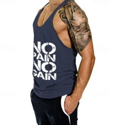 Men's Workout Tank Top Running Tank Top Gym Tank Top Sleeveless Vest / Gilet Casual Athleisure Breathable Quick Dry Soft Gym Workout Running Walking Sportswear Activewear Black White Yellow