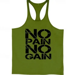 Men's Workout Tank Top Running Tank Top Gym Tank Top Sleeveless Vest / Gilet Casual Athleisure Breathable Quick Dry Soft Gym Workout Running Walking Sportswear Activewear Black White Yellow