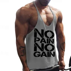 Men's Workout Tank Top Running Tank Top Gym Tank Top Sleeveless Vest / Gilet Casual Athleisure Breathable Quick Dry Soft Gym Workout Running Walking Sportswear Activewear Black White Yellow