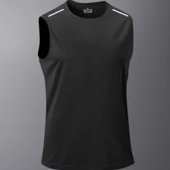 Men's Workout Tank Top Running Tank Top Gym Tank Top Reflective Strip Sleeveless Outerwear Casual Athleisure Breathable Quick Dry Soft Gym Workout Running Walking Sportswear Activewear Solid Colored