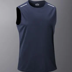 Men's Workout Tank Top Running Tank Top Gym Tank Top Reflective Strip Sleeveless Outerwear Casual Athleisure Breathable Quick Dry Soft Gym Workout Running Walking Sportswear Activewear Solid Colored