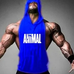 Men's Workout Tank Top Running Tank Top Gym Tank Top Sleeveless Vest / Gilet Casual Athleisure Cotton Breathable Quick Dry Soft Gym Workout Running Walking Sportswear Activewear Yellow / Black