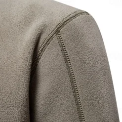 Men's Zip Hoodie Sweatshirt Quarter Zip Sweatshirt Black Blue Brown Green Khaki Half Zip Plain Sports & Outdoor Casual Daily non-printing Active Cool Casual Spring & Fall Autumn / Fall Clothing