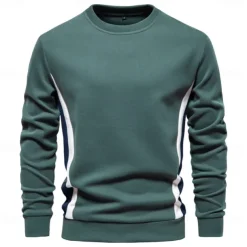 Men's Zip Hoodie Sweatshirt Pullover Apricot Black Navy Blue Blue Orange Standing Collar Color Block Sports & Outdoor Sports Weekend Streetwear Cool Casual Spring & Fall Clothing Apparel Hoodies