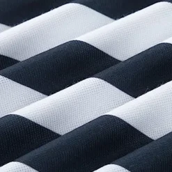 Men's Zip Polo Polo Shirt Casual Daily Quarter Zip Short Sleeve Fashion Basic Stripe Horizontal Stripes Zipper Summer Regular Fit White Yellow Red Navy Blue Brown Zip Polo