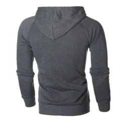 Men's Zip Up Hoodie Zip Up Hoodies Black White Wine Camel Dark Gray Hooded Color Block Zip Up Pocket Sports & Outdoor Daily Sports Polyester Streetwear Cool Casual Spring & Fall Clothing Apparel