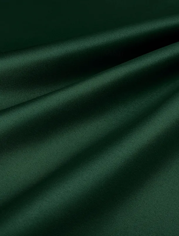 Mermaid / Trumpet Evening Gown Elegant Pleated Dress Formal Satin Wedding Floor Length Short Sleeve One Shoulder Slit Embroidery Appliques