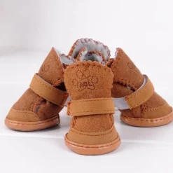 Mesh Dog Shoes Pet Boots, Breathable Dog Shoes for Small Doggy, Waterproof Pet Sandals with Anti-Slip Sole and Zipper Closure, Durable Pet Paw Protector for Hot Pavement