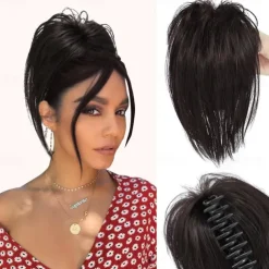 Messy Bun Hair Piece Claw Clip Hair Buns Hair Piece Tousled Updo Short Ponytail Bun Hair Extensions Claw Clip Hair Bun Piece Ponytail for Women