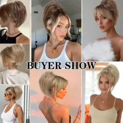 Messy Bun Hair Piece Claw Clip Hair Buns Hair Piece Tousled Updo Short Ponytail Bun Hair Extensions Claw Clip Hair Bun Piece Ponytail for Women