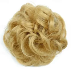 Messy Bun Hair Piece Hair Bun Scrunchies Synthetic Wavy Curly Chignon Ponytail Hair Extensions Thick Updo Hairpieces for Women Girls Kids 1PCS