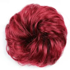 Messy Bun Hair Piece Hair Bun Scrunchies Synthetic Wavy Curly Chignon Ponytail Hair Extensions Thick Updo Hairpieces for Women Girls Kids 1PCS