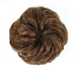 Messy Bun Hair Piece Hair Bun Scrunchies Synthetic Wavy Curly Chignon Ponytail Hair Extensions Thick Updo Hairpieces for Women Girls Kids 1PCS