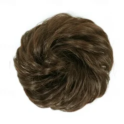 Messy Bun Hair Piece Hair Bun Scrunchies Synthetic Wavy Curly Chignon Ponytail Hair Extensions Thick Updo Hairpieces for Women Girls Kids 1PCS