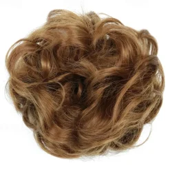 Messy Bun Hair Piece Hair Bun Scrunchies Synthetic Wavy Curly Chignon Ponytail Hair Extensions Thick Updo Hairpieces for Women Girls Kids 1PCS
