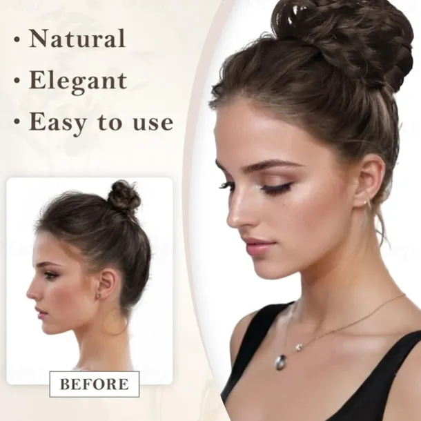 Messy Hair Bun Extensions Wavy Curly Claw Clip Messy Bun Hair Pieces Blonde Highlights Messy Bun Extension Clip in Claw Chignon Synthetic Hair Buns for Woman