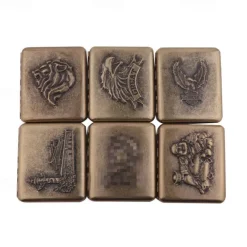 Metal Cigarette Case, Creative Embossed Design, Holds 20 Cigarettes