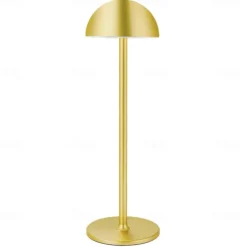 Metal Cordless Table Lamp LED Eye Protection Hotel Restaurant USB Charging Bar Atmosphere Night Light 2000mAH