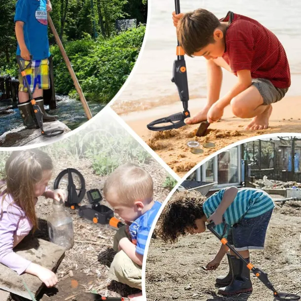 Metal Detector MD-1008A Advanced Kid's Gold Finder Treasure Hunter Pro Detector
