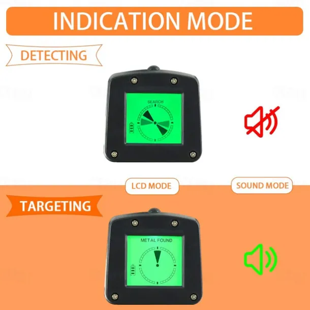 Metal Detector MD-1008A Advanced Kid's Gold Finder Treasure Hunter Pro Detector