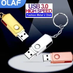 Metal USB 3.0 High Speed Flash Drive Pen Drive 32G/64G/128G Waterproof Flash Disk Mini Memory 32G U Flash Memory Sticks