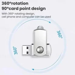 Metal USB 3.0 High Speed Flash Drive Pen Drive 32G/64G/128G Waterproof Flash Disk Mini Memory 32G U Flash Memory Sticks