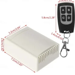 433Mhz Universal Wireless Remote Control Switch DC 12V 4CH relay Receiver Module with 4 Channel RF Remote