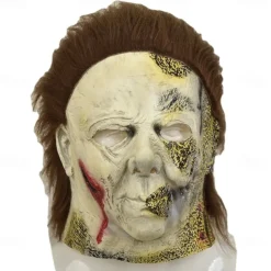 Michael Myers Killer Halloween Mask Full Head Halloween Scary Costume Adults' Men's Halloween Carnival Performance Party Easy Halloween Costumes Dress Up